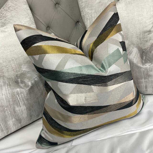 Decorative Linear Cushion Cover, Pillow Cover 16 - image 1