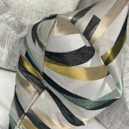 Decorative Linear Cushion Cover, Pillow Cover 16 - thumbnail 3