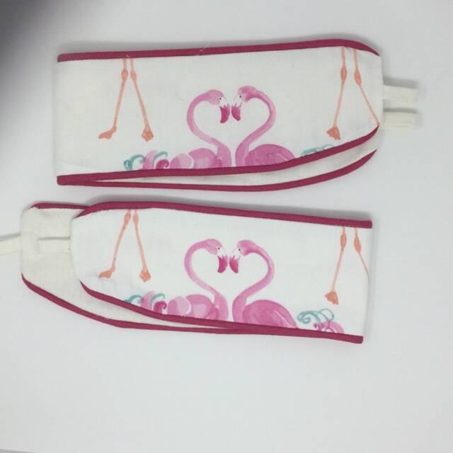 Laura Ashley Pretty Flamingo Pink Handmade Pair Of Curtain Tie Backs Piped Cerise - image 1