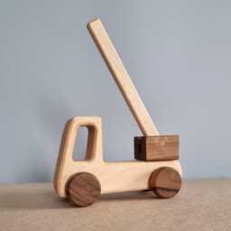 Baby Christmas Gift - Wooden Car Toys On Wheels For Kids 1 2 3 Year Old, Boy Gift, Educational Montessori Toddler - thumbnail 4