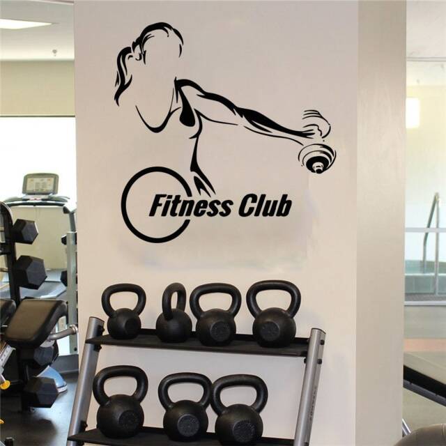 Fitness Wall Decal Motivational Gym Decor T757 - image 1
