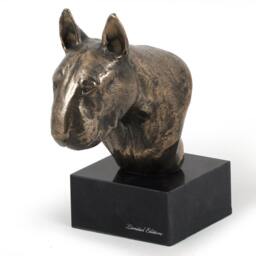 Bull Terrier - Small, Dog Marble Statue, Limited Edition, Artdog. Made Of Cold Cast Bronze. Solid, Perfect Gift. Limited Edition - thumbnail 2