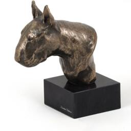 Bull Terrier - Small, Dog Marble Statue, Limited Edition, Artdog. Made Of Cold Cast Bronze. Solid, Perfect Gift. Limited Edition - thumbnail 3