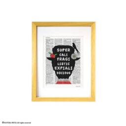 Mary Poppins Dictionary Art Print Supercalifragilisticexpialidocious - thumbnail 1