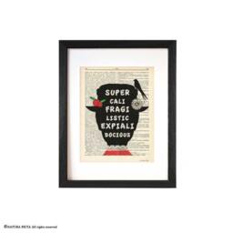 Mary Poppins Dictionary Art Print Supercalifragilisticexpialidocious - thumbnail 3