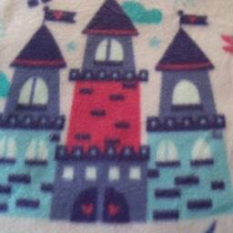Unicorns & Castles Fleece Blanket. Measures 29 X 60 Inches - thumbnail 2