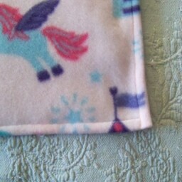 Unicorns & Castles Fleece Blanket. Measures 29 X 60 Inches - thumbnail 4