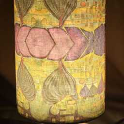 Usb Klimt The Kiss Decoupage Table Lamp Design Home Decor Bedside Night Light Gift - thumbnail 3