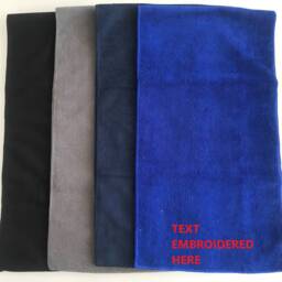 Personalised Golfer Microfibre Towel - Choose Size 110cm X30cm 30cm X50cm 70cm X 140cm - thumbnail 3