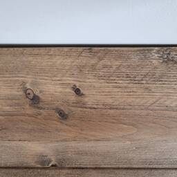 Handmade Rustic Console Table, Reclaimed Wood Scandinavian Table With Shelf, Entryway Storage - thumbnail 3