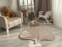 Leaf Baby Play Mat Organic Cotton Floor Cushion