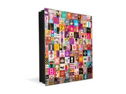 Key Box - Kay Cabinet -Key Holder Art Collage - thumbnail 1