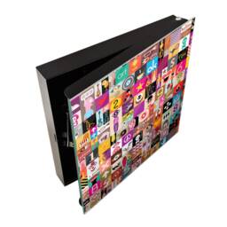 Key Box - Kay Cabinet -Key Holder Art Collage - thumbnail 2