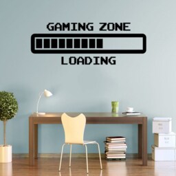 Arcade Gaming Zone Retro Loading Wall Art Stickers Gamer Vinyl Decals Decor - thumbnail 2