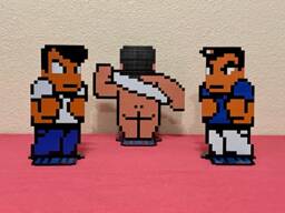 River City Ransom Sprites - Nintendo Video Game Inspired - thumbnail 1