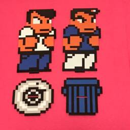 River City Ransom Sprites - Nintendo Video Game Inspired - thumbnail 4