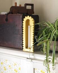 Handmade Ceramic Wall Hanging Candle Holder - Sconce Ready To Be Shipped - thumbnail 1
