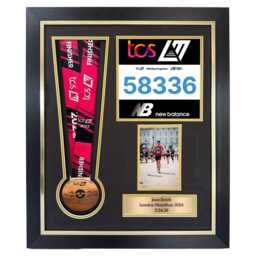 Mount Kit Only Marathon Medal Display Frame Race Bib & Photo. Upright Image - thumbnail 4