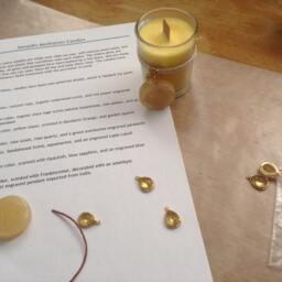 Solar Plexus Chakra Meditation Candle - thumbnail 2