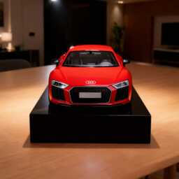 Audi R8 Car Alarm Clock - Realistic Engine Sound, Handmade, Enthusiast Gift - thumbnail 3