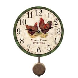 Personalized Rooster Clock - Chicken & Clock - thumbnail 2