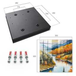 Mountain Autumn Key Cabinet For Home, Orange Box Wall, Watercolor Landscapes, Nature Lovers - thumbnail 4