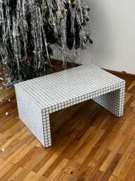 Tiled Table. Tv Side Bedside Table For Home. Coffee Shop - thumbnail 1