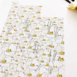 Utah State Flower Map Watercolor Sego Lily - Art Print Wall Floral Wedding Grad Realtor Moving Mother Day Gift Salt Lake City Provo - thumbnail 4