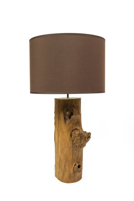 Rustic Wooden Lamp Made Of Black Locust Home Decor Unique Reclaimed Wood - image 1