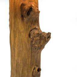 Rustic Wooden Lamp Made Of Black Locust Home Decor Unique Reclaimed Wood - thumbnail 2