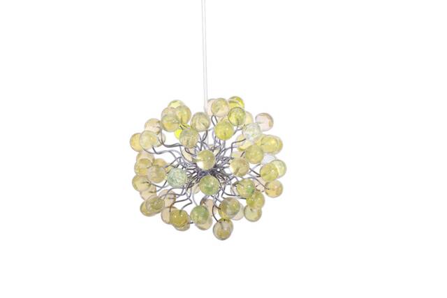 Pendant Lighting With Lemon Green Bubbles Light Fixture Chandelier For Hall, Bathroom, Bedroom Or Children Place - image 1
