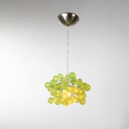 Pendant Lighting With Lemon Green Bubbles Light Fixture Chandelier For Hall, Bathroom, Bedroom Or Children Place - thumbnail 3
