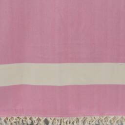 "Herringbone Blanket, Pink Throw, Turkish Blanket, 79""x91" - thumbnail 4