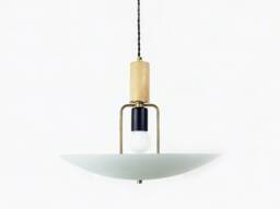 Modern Wood & Glass Pendant Fixture Light Kitchen Island Lamp Dining Room Lighting