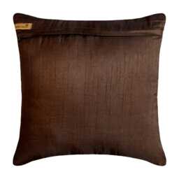 "Designer Metallic Leather Brown Euro Pillow Sham 24""x24""/26""x26" - thumbnail 3