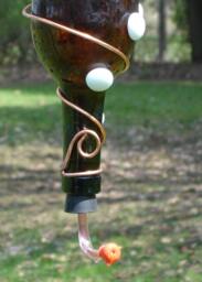 Diy Feeder Tube With Red Cap & Stopper
