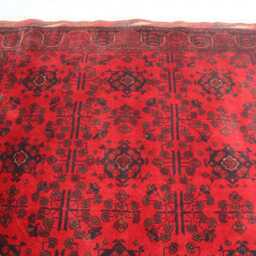 5x7 Ft Afghan Handmade Oriental Rug, Bukhara Geometric Genuine Khal Mohammedi Area Turkmen Living Room D??cor Carpet - thumbnail 3