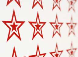 Large Double Star Vinyl Wall Art Decals/Stickers - Various Colours Pack Of 8 - thumbnail 1