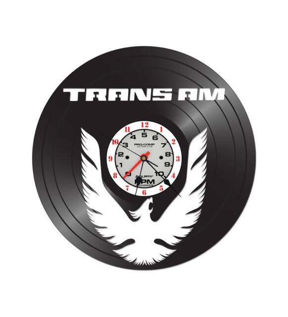 Free Shippingtrans Am Vinyl Record Clock - image 1