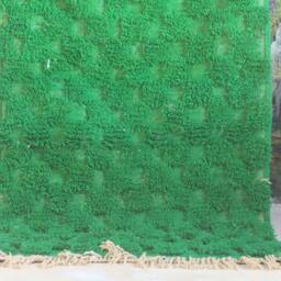 Moroccan Rug, Custom Fabulous Boujad Authentic, Azilal Green Carpet - thumbnail 3