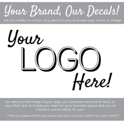 Medium Custom Personalized Professional Business Name & Logo - Wall Decal Vinyl Art Stickers - thumbnail 2