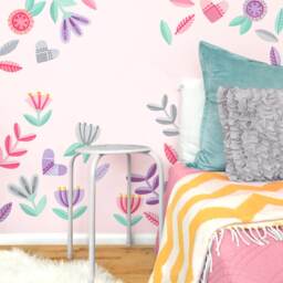 Enchanted Flora Kit Small - Fabric Wall Decal Mej - thumbnail 3