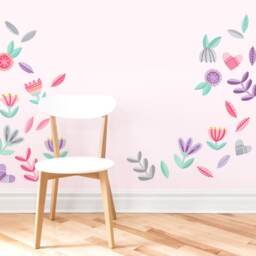 Enchanted Flora Kit Small - Fabric Wall Decal Mej - thumbnail 4