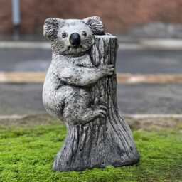 Stone Koala Statue Concrete Wildlife Sculpture Australian Animal Figurine Outdoor Nature Ornament Handmade Decoration Forest Art Gift - thumbnail 1