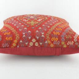 Kilim Pillow, Wool Kilim Pillow From Sarkoy 50x50 cm, 20x20 - thumbnail 3
