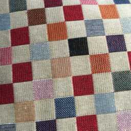 Draught Excluder 50-135cm Big Chess Tapestry Handmade Wind Draft Stopper Squares Chequered Checks - thumbnail 2