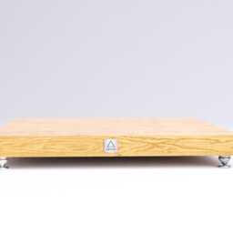 American Oak Isodeck Turntable Plinth - Isolation Platform Record Player Stand Player Plinth Hifi Rack Solid - thumbnail 2