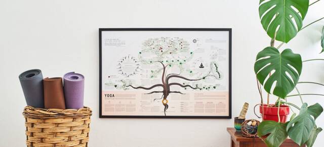 The Yoga Poster - Poses & History A Visual Guide To The Practice Of - image 1