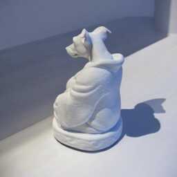Greyhound Buddha Statue Zen Dog Lover Gift - thumbnail 2