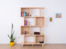 Zigzag Bookshelf, Handmade From Solid Pinewood - Zigzag - thumbnail 1